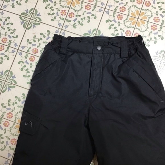 VERTICAL 9 boys ski pants sz S 7/8 black - Picture 4 of 7